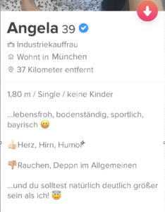 Perfektes Tinder Profil