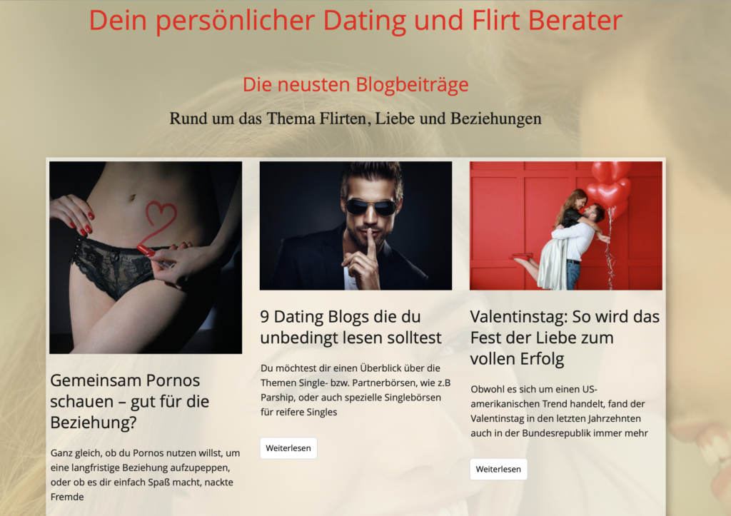 Dein Datingberater